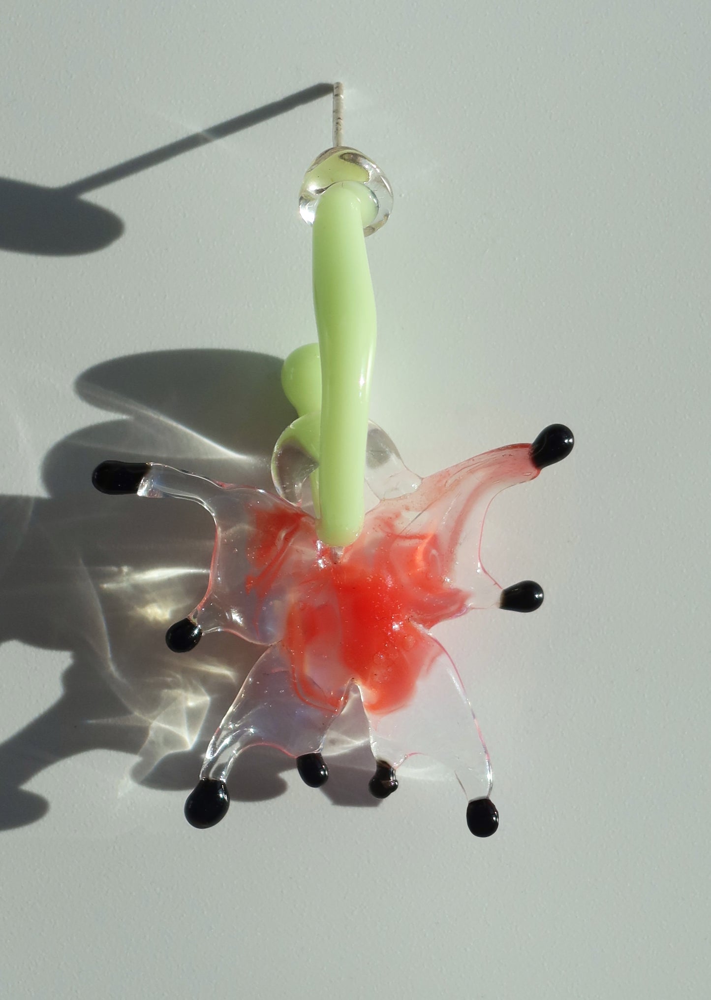 Red Sprite Butterfly earring