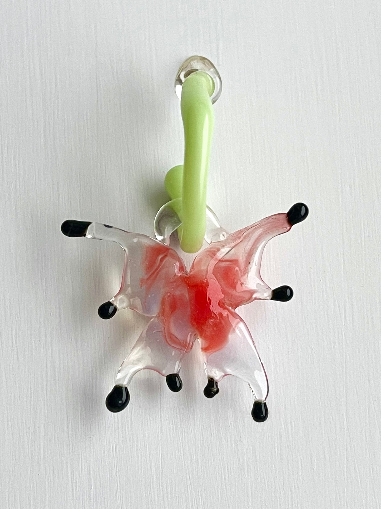 Red Sprite Butterfly earring