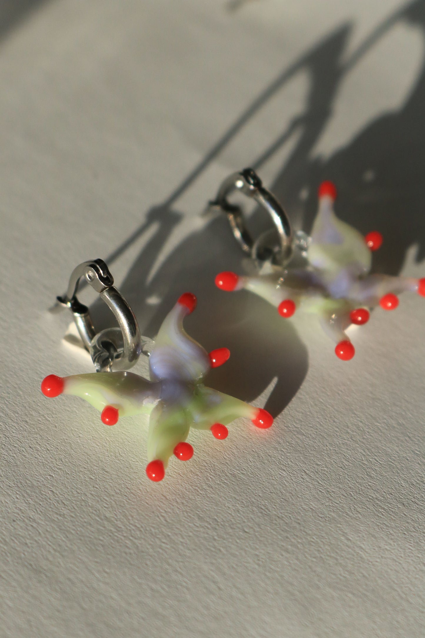 Small Sunset Butterfly Earrings