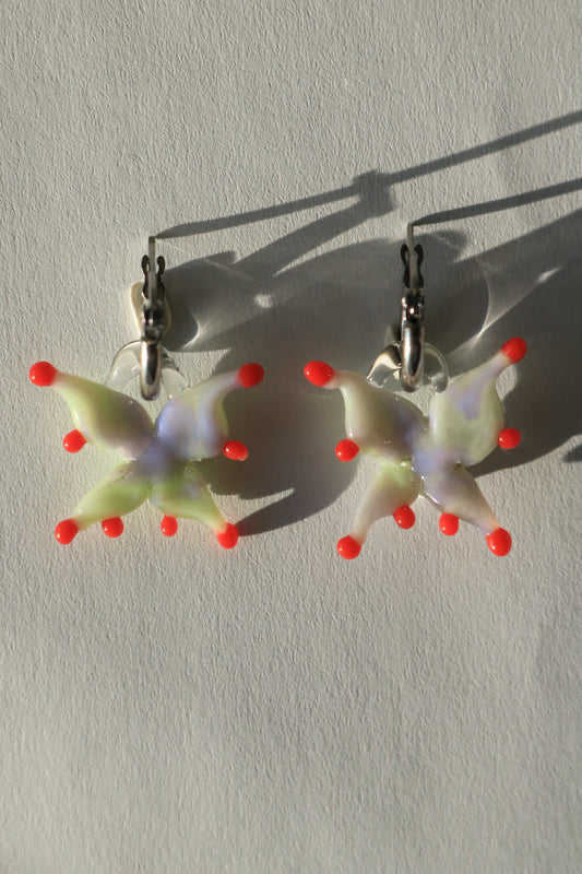 Small Sunset Butterfly Earrings